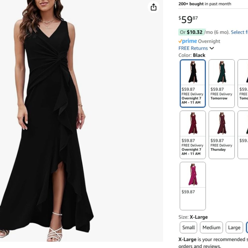 Black Formal Gown